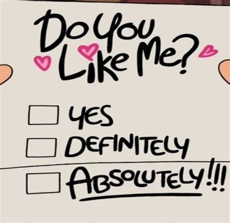 Do you like me? | Check Yes or No | Know Your Meme