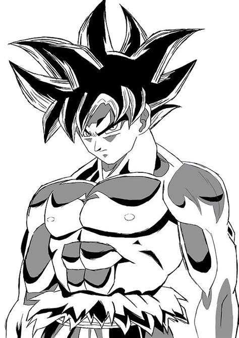 Goku Ui Coloring Pages Coloring And Drawing | My XXX Hot Girl