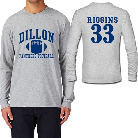 Dillon Panthers Friday Night Lights Riggins Mens Long Sleeve Shirt ...