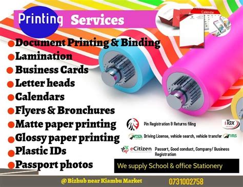 Printing and branding Services | Newsletter templates, Business flyer ...