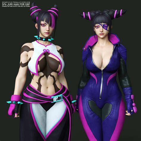 SF6 Juri Han for G8F by guhzcoituz on DeviantArt