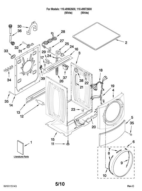 Kenmore Elite Quiet Pak 2 He3 Washer Parts | Reviewmotors.co