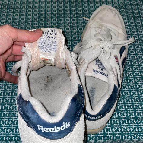 Rare White Vintage Reebok Classics really hard to... - Depop