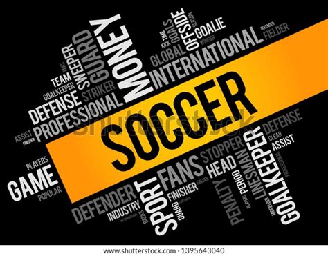 Soccer Word Cloud Collage Sport Concept Stock Vector (Royalty Free) 1395643040 | Shutterstock