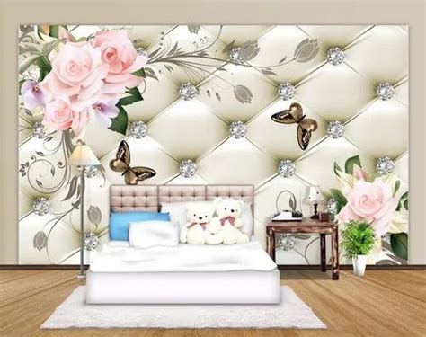 PVC 3D Bedroom Wallpaper, For Wall Decore at Rs 60/square feet in Indore | ID: 22938673448