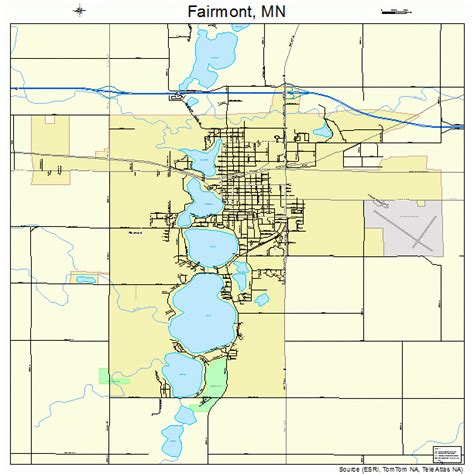 Fairmont Minnesota Street Map 2720330