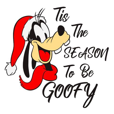 Goofy Christmas SVG Disney character Clipart Digital - Inspire Uplift