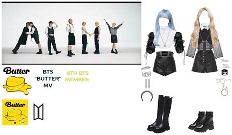 BTS 8th member ''Butter'' MV outfit ideas | BTS 8th member ''Butter'' MV | Bts inspired outfits ...