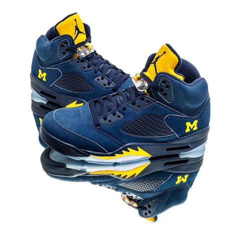 Air Jordan 5 “Michigan PE” | Kicks shoes, Sneakers men, Sneakers nike