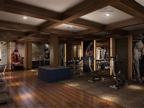 Best Gym Interior Design | Interior Designers in Delhi NCR | Ansa Interiors