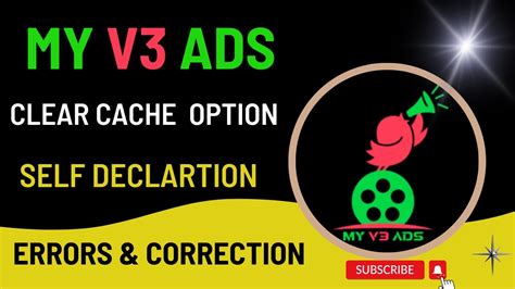 MYV3ADS SELF DECLARATION FORM DETAILS IN TELUGU & CLEAR CATCHY OPTION ...