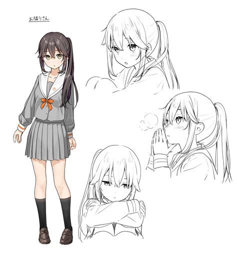 kantoku sasaki to pii-chan otonari (sasapi) character design seifuku ...