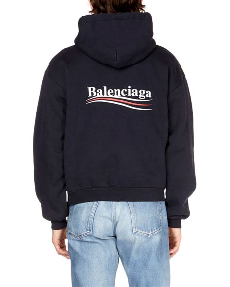 Balenciaga Hoodie : Balenciaga | Knitwear | SWEATSHIRT | Cotton Hoodie | GREY ... - Shop ...