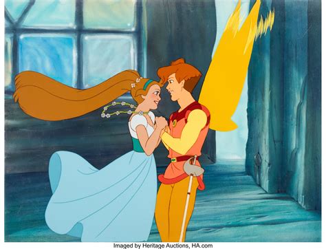 Thumbelina Prince Cornelius and Thumbelina Production Cel Setup | Lot #18139 | Heritage Auctions