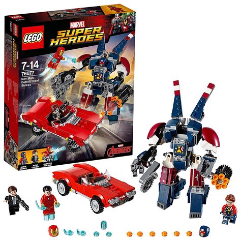 Lego Marvel Super Heroes 76077 - Iron Man gegen Detroit Steel ...