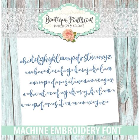 Fonts :: Embroidery Fonts :: Sweetheart Font