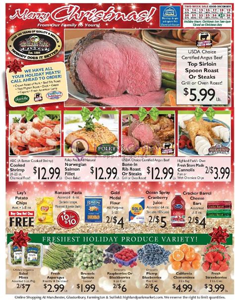 Highland Park Market Weekly ad valid from 12/13/2020 to 12/26/2020 - MallsCenters