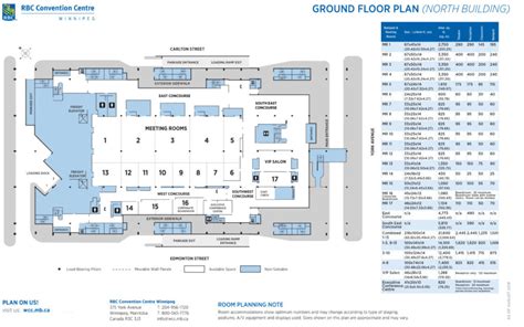 Floor Plans - RBC Convention Centre WinnipegRBC Convention Centre Winnipeg