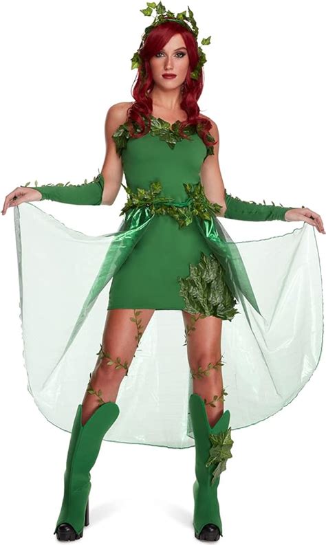 Party King Women's Poisonous Villain Sexy Cosplay Costume Dress Set Clothing, Shoes Jewelry ...