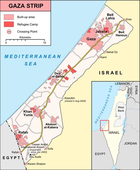 L'Ultima Thule: Gaza: la città e la "striscia di Gaza" palestinese fino ...