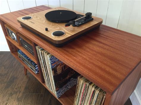 New mid century modern record player console stereo by scottcassin