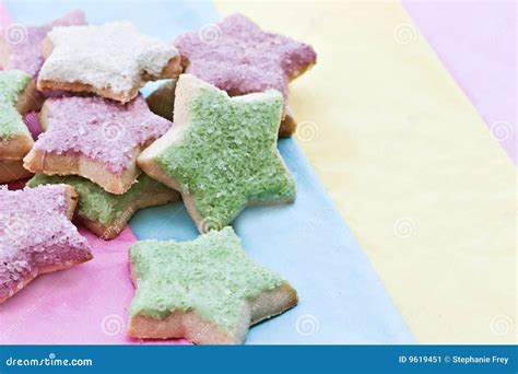 Star Shaped Cookies Stock Image - Image: 9619451