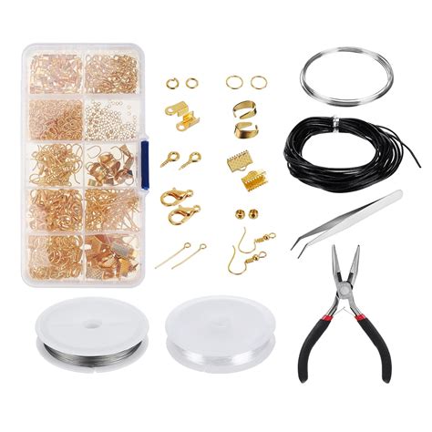 Jewelry Beading Making and Repair Tools Kit 10 Lattice DIY Jewelry Making Jewelry Findings ...