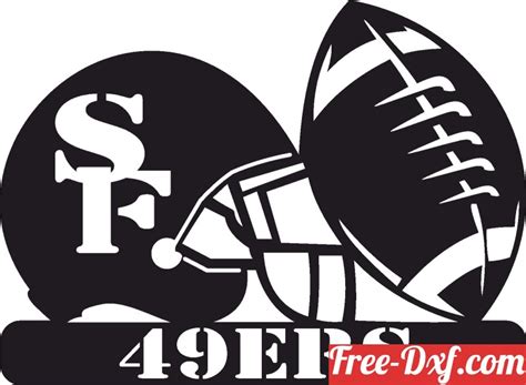 Download San Francisco 49ers NFL helmet LOGO Ge55x High quality f