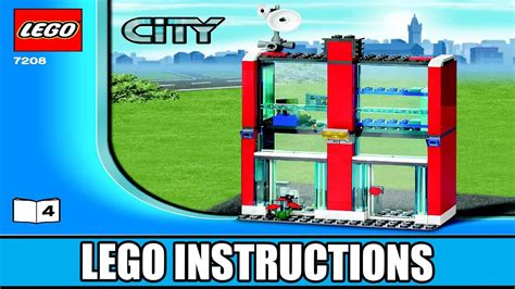 LEGO Instructions | City | 7208 | Fire Station (Book 4) - YouTube