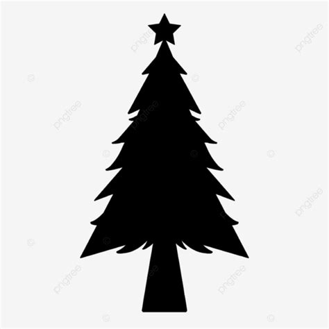 Christmas Tree Silhouette, Christmas Tree, Christmas, Tree PNG Transparent Clipart Image and PSD ...