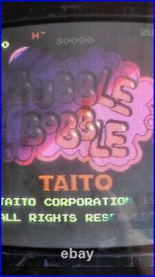 Taito Bubble Bobble video arcade game works rare and fun | Pinball Machines