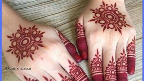 Easy Simple Mehndi Design on Back Hands | Gol Tikki Mehndi Designs ...