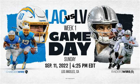 Raiders vs. Chargers Time, TV schedule, odds, streaming, how to watch