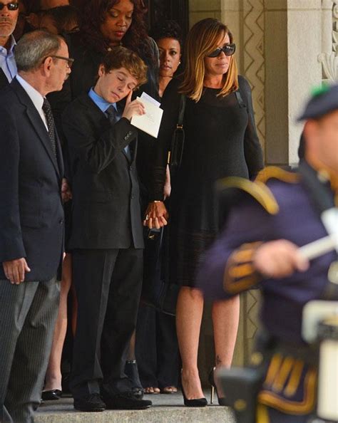 Their Final Farewell: Melissa Rivers & Son Cooper Cry, Hold Hands After Joan Rivers’ New York ...