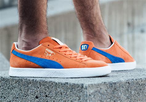 Puma Clyde Knicks Orange Suede | SneakerNews.com