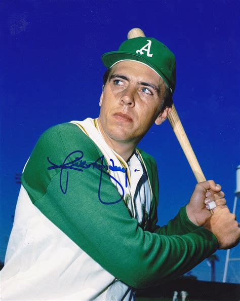 RICK MONDAY OAKLAND A'S ACTION SIGNED 8x10