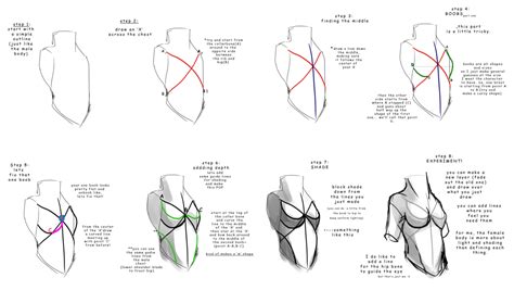 Female Chest Drawing Reference - Anime, Manga Girl, Reference, Drawing ...