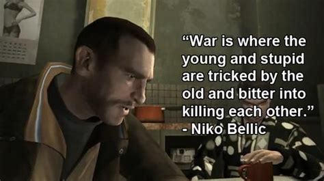 Niko Bellic - GTA IV | Video game quotes, Game quotes, How to memorize things