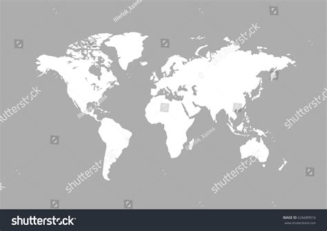 Political World Map Vector Illustration Stock Vector (Royalty Free) 626689916 | Shutterstock