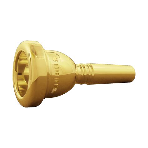 Bach Standard Series Large Shank Trombone Mouthpiece in Gold 1-1/4G | Musician's Friend