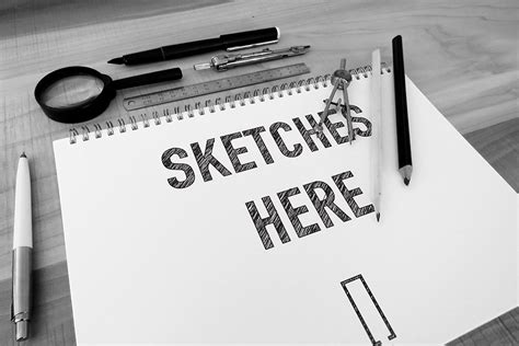 Download This Free Sketch Art Mockup In PSD - Designhooks