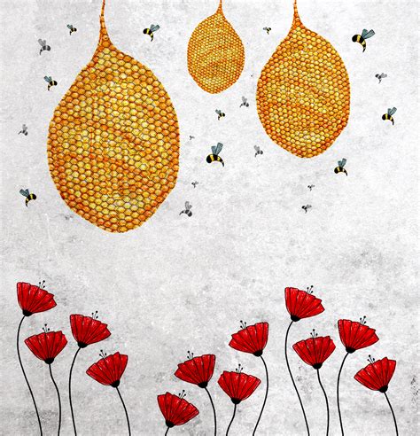 Alexandra Gallant - Artist, Designer, Illustrator (Dance of the Honeybees in motion) | Honeybee ...