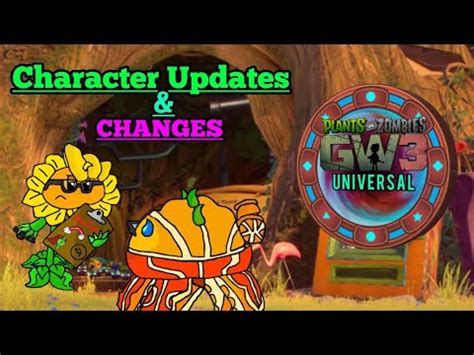 Plants Vs Zombies GW3: Character Information | Class Updates & Re-Works ...