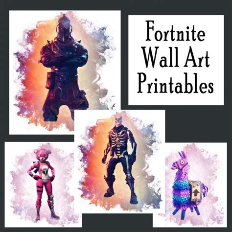 Free Fortnite Printable Posters (Set of 4!) - Printables 4 Mom