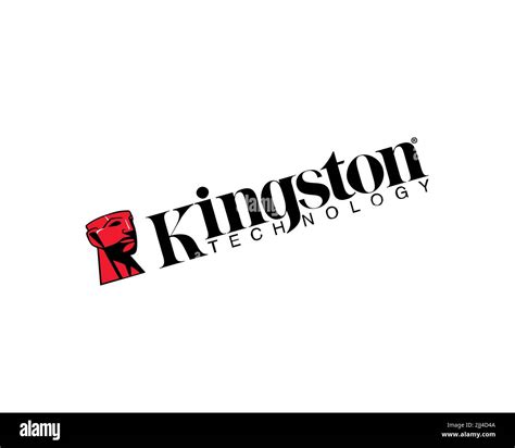 Kingston Technology, rotated logo, white background Stock Photo - Alamy