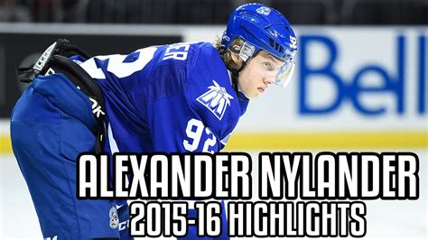 Alexander Nylander | 2015-16 Highlights | Mississauga Steelheads - YouTube