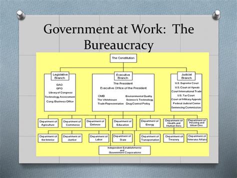 PPT - Government at Work: The Bureaucracy PowerPoint Presentation, free download - ID:1987744