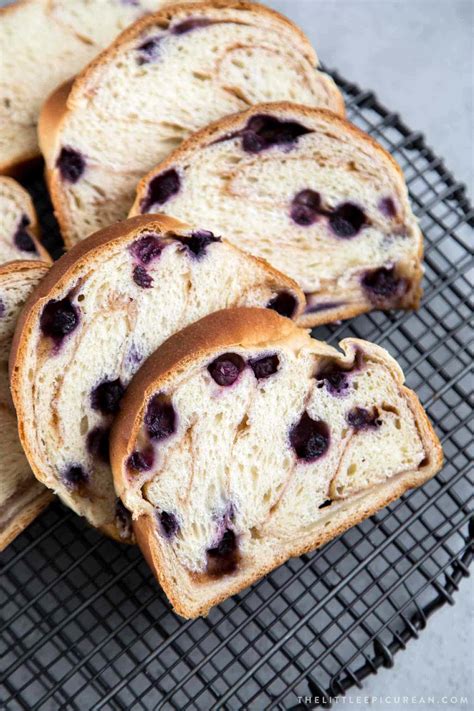 Blueberry Banana Yeast Bread - The Little Epicurean