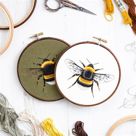 The best of Bee hand embroidery patterns