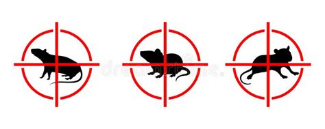 Rats Icon. Pest Control. Rodent Extermination Sign. Target Logo for ...